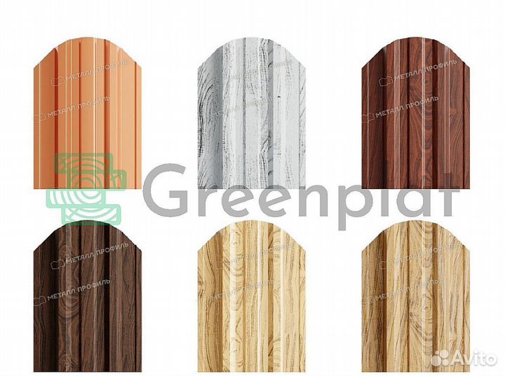 Забор из евроштакетника. Устойчив к деформации