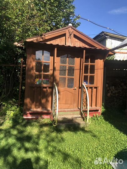 Детский деревянный домик для дачи