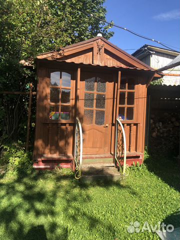 Детский деревянный домик для дачи