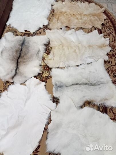 Шкурка козья отработанная