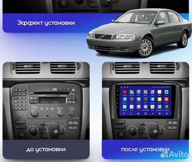Магнитола Volvo S80 1 Teyes