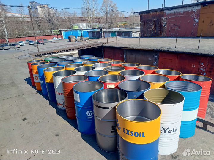 Бочки металлические 200 л. Вырезанные, доставка