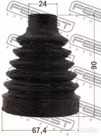 Febest 1015-T300 Пыльник шруса внутреннего (компле