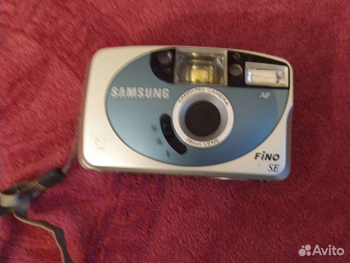 Плёночный фотоаппарат Самсунг Fine со вспышкой