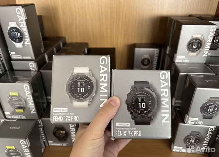 Garmin Fenix 7X Pro Sapphire Solar Titanium РФ