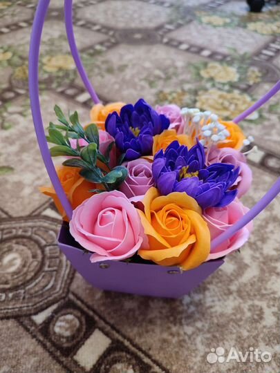 Мыльные букеты