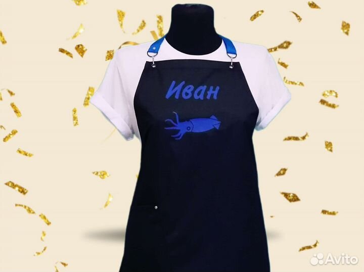 Фартук для продавца с логотипом
