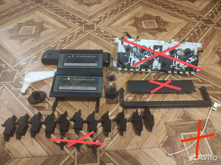 Запчасти для магнитофона Panasonic, elekta, б/у