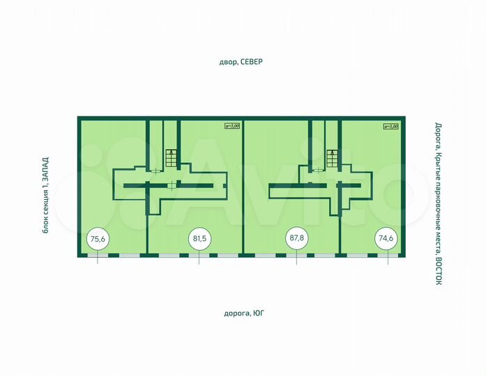 Коммерческие помещения от 75 м² до 324 м²