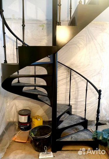 Металлокаркас для лестницы 