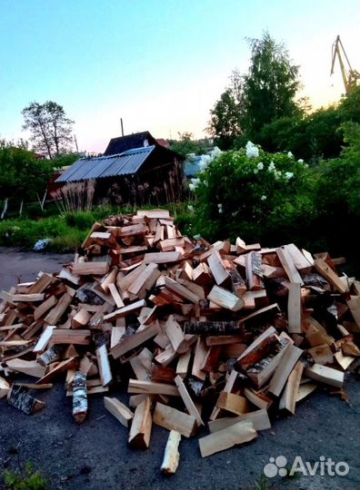 Дрова колотые сухие