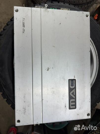 Сабвуфер и усилитель