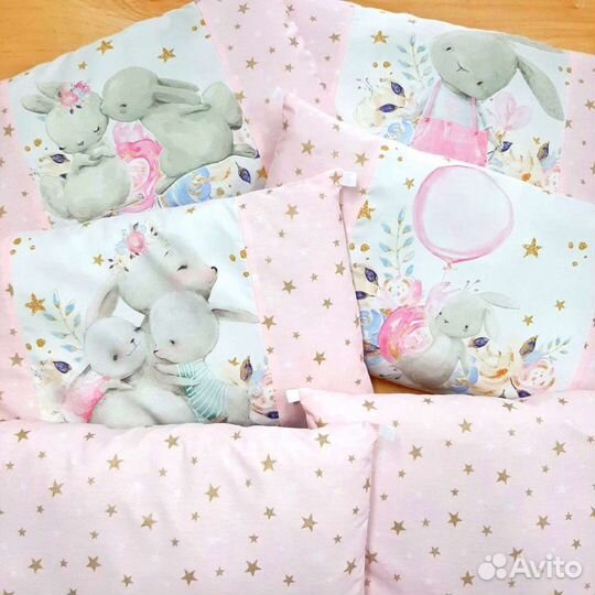 Бортики в детскую кроватку