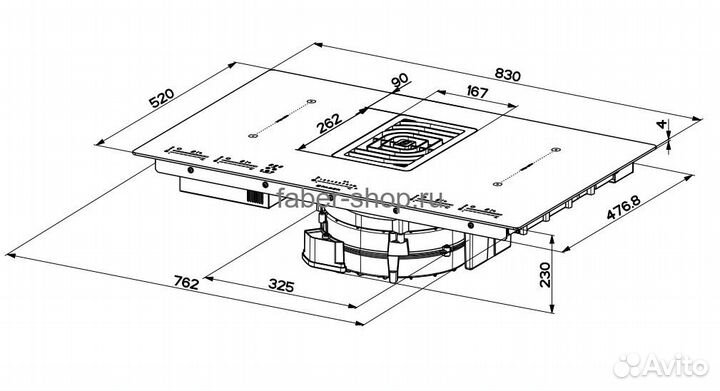Варочная панель Faber galileo BK glass NG A830