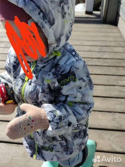 Куртка для девочки 80