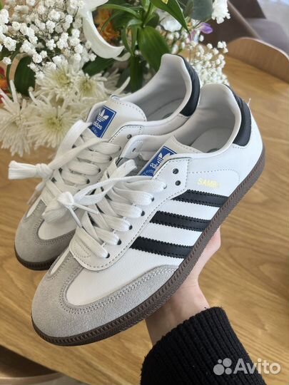 Adidas Samba Женские белые 36-40