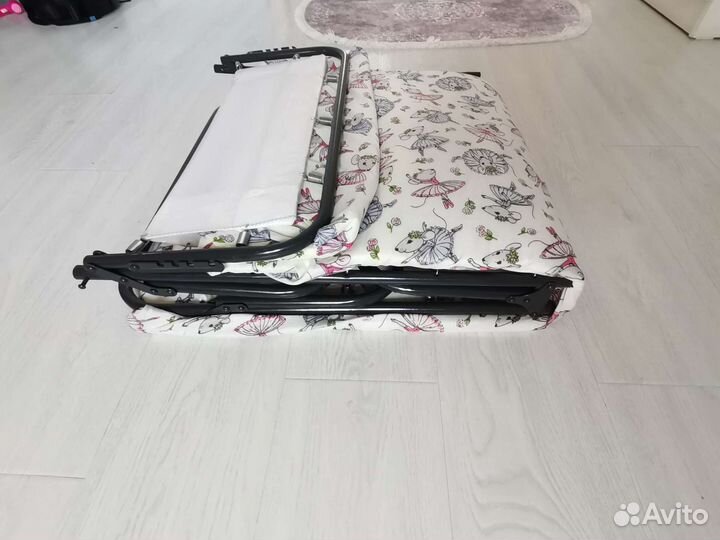 Раскладушка с матрасом в лагерь