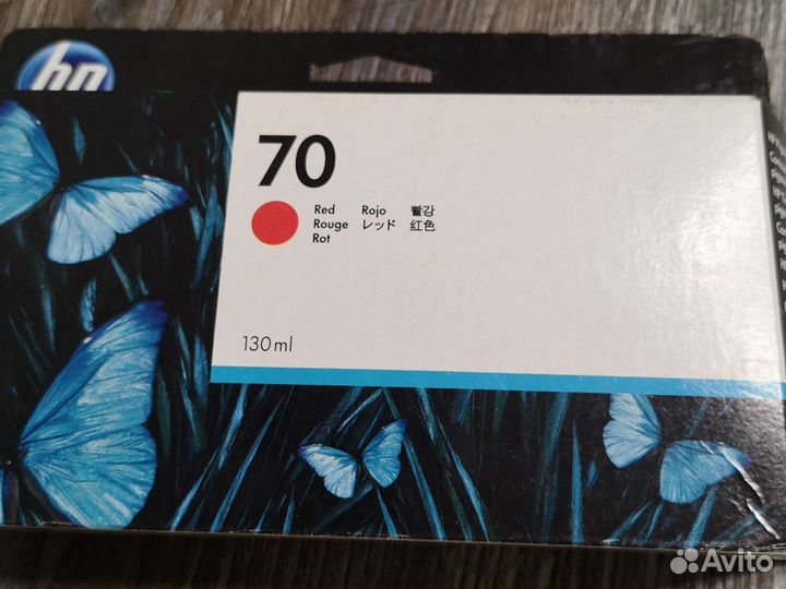 Картридж hp 70 Red