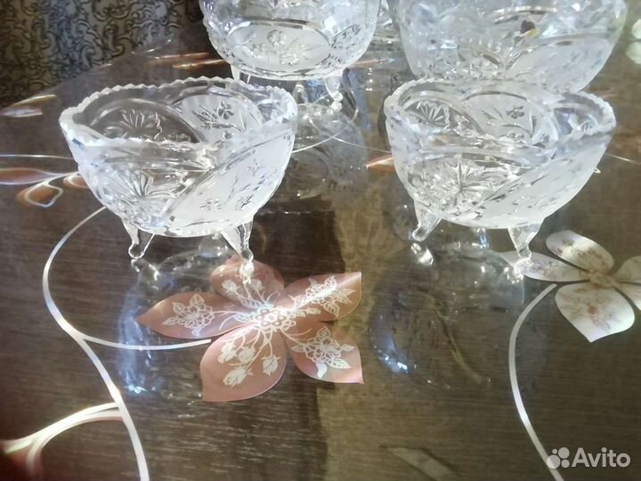 Конфетницы СССР стекло