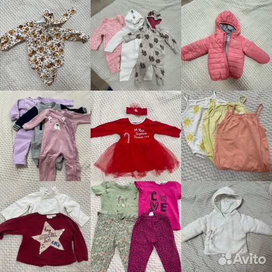 Вещи для девочки 56-80 zara,H&M,Baby go,Waikiki