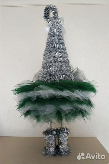Ёлка ручной работы новогодний декор