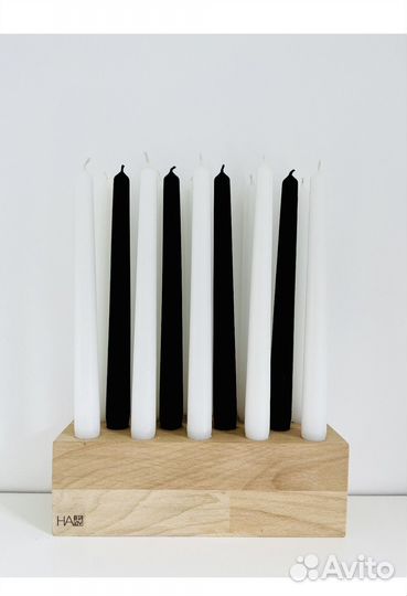 Набор свечей на подставке. Candle set