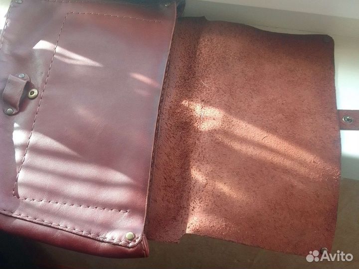 Подсумок кожаный ручной работы