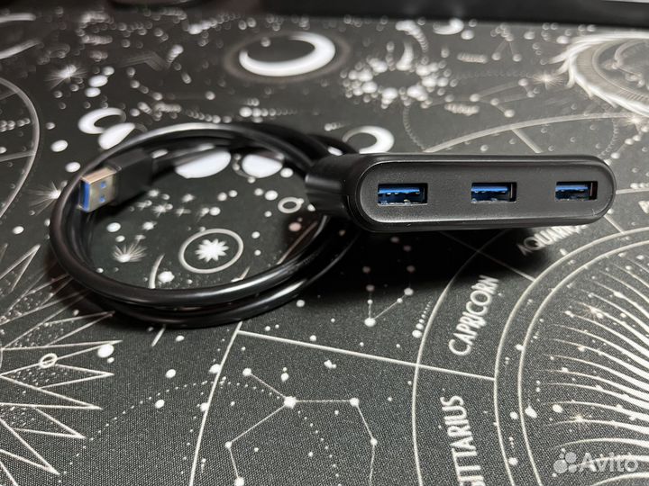 Ugreen USB 3.0 HUB 4х портовый, 1м