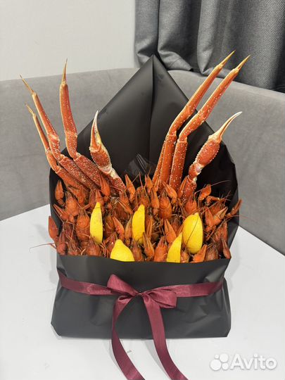 Мужские букеты из морепродуктов на 23 февраля