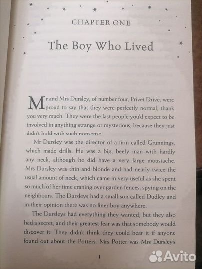 Книга Гарри Поттер и филос. камень на английском