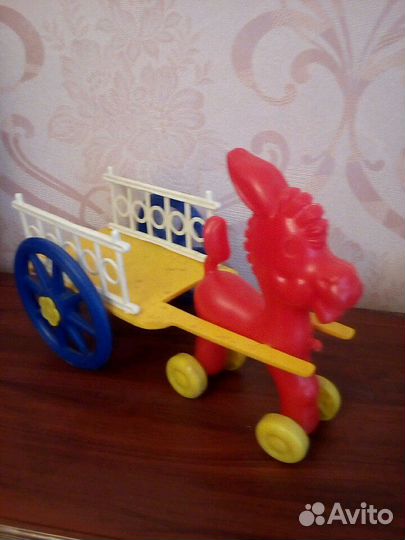 Ослик с тележкой. СССР