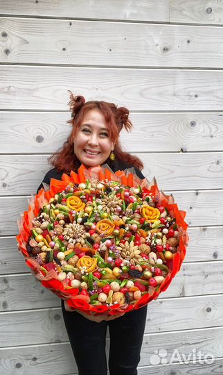 Букет из сухофруктов Орехов подарок