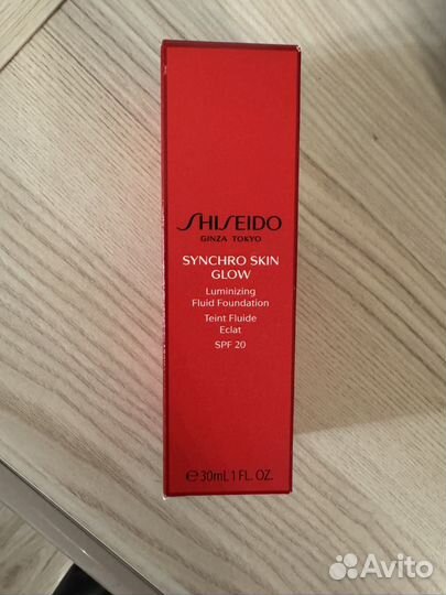 Shiseido synchro skin glow fluid foundation 4