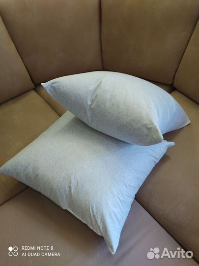 Подушка пуховая новая 60*60