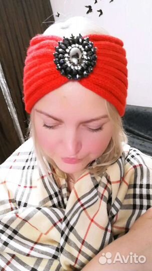 Перчатки сенсорные и вязаная повязка