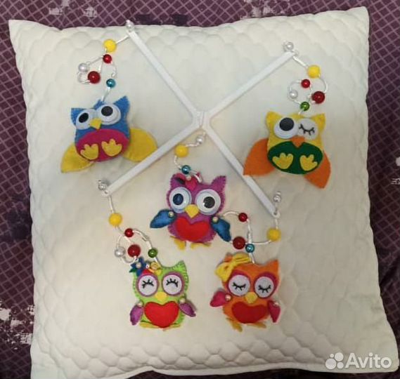 Мобиль на детскую кроватку со сменными блоками