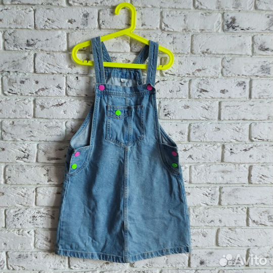 Джинсовый сарафан для девочки Ostin
