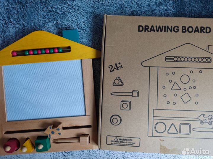 Деревянная магнитная доска для рисования