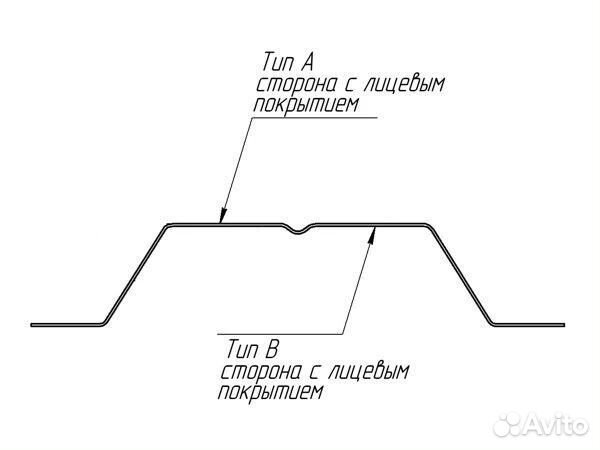 Штакетник П-образный B фигурный 0,5 Velur X RAL 7024 мокрый асфальт