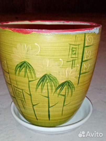 Горшки керамика цветочные