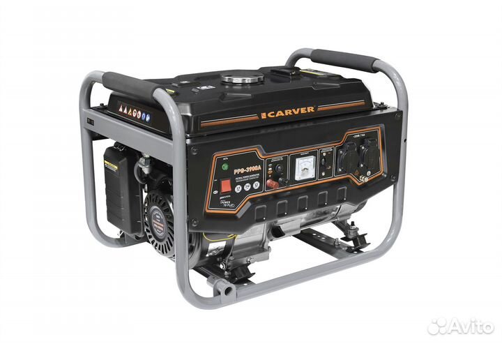 Генератор бензиновый carver PPG- 3900А 3,2 кВт