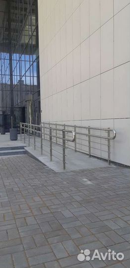Перила из нержавеющей стали поручень пандус огражд