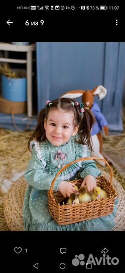 Платье для девочки 98