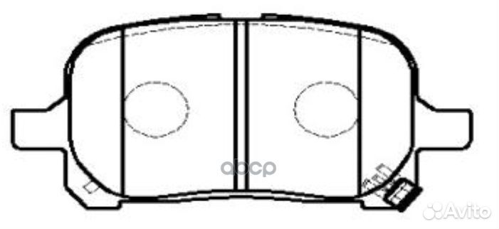 Старый номер CKT-3) Колодки тормозные GK1017 CTR