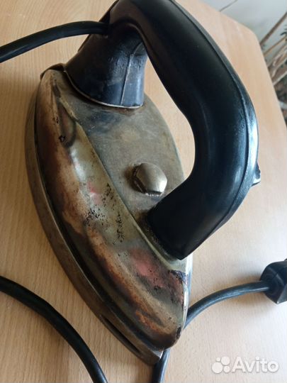 Старый портновский утюг, СССР, рабочее состояние