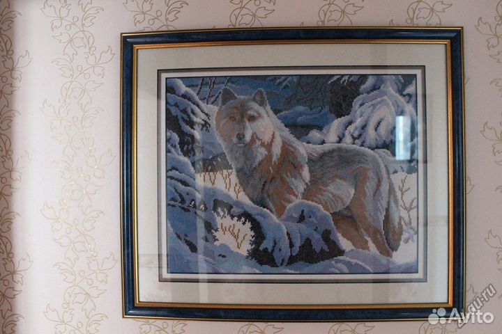 Картина волки