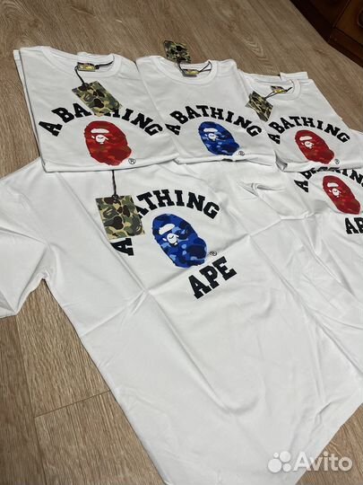 Футболка bape белая