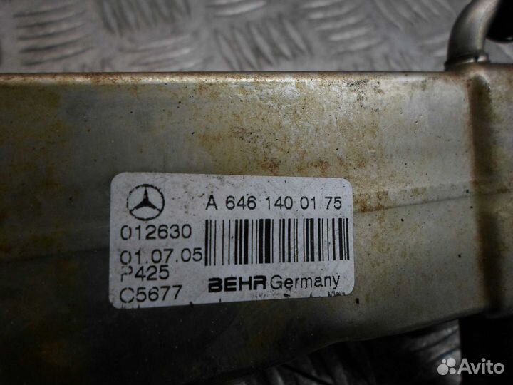 Радиатор системы EGR Mercedes C-klasse W203 646140