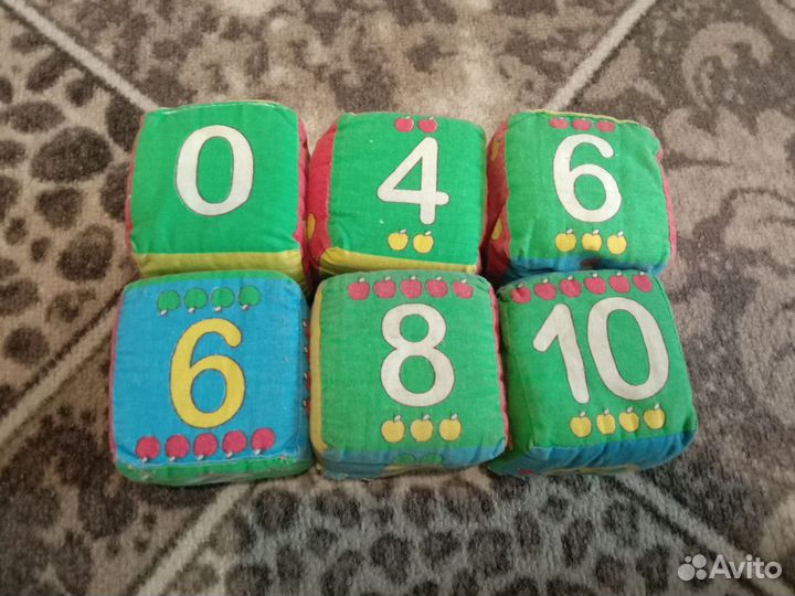 Мягкие кубики