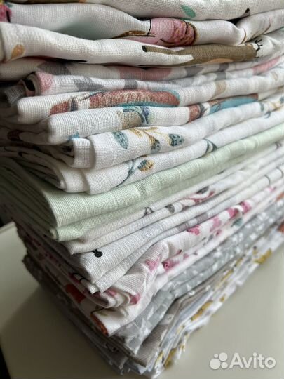 Новые пелёнки из муслина